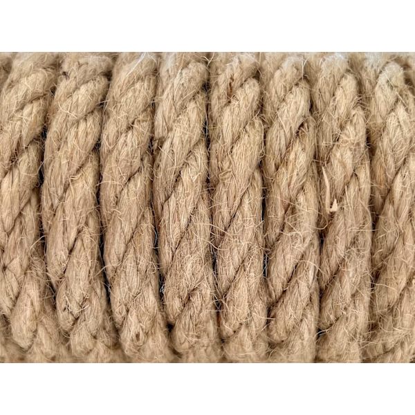 12 mm luonnonjute-naru koristeluun ja tee-se-itse-töihin, 10 metriä, kestävä