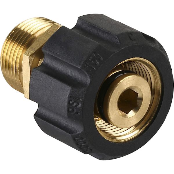 Trycktvättskoppling M22 15mm 2# M22 15mm Hon till M22 14mm Hane
