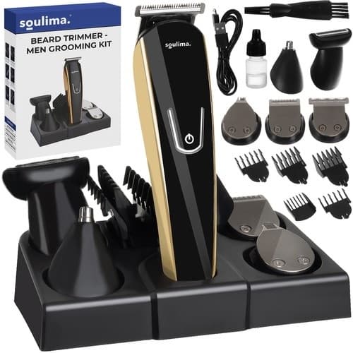 2-i-1 Hårklipper / Hårtrimmer / Skægtrimmer - Barbermaskine