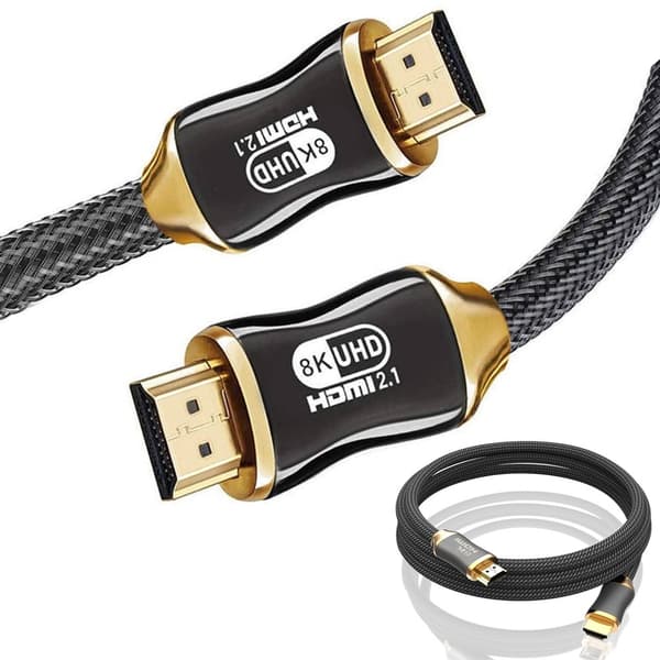 3m HDMI 2.1 -kaapeli - Ultra HD 8K - Kullattu