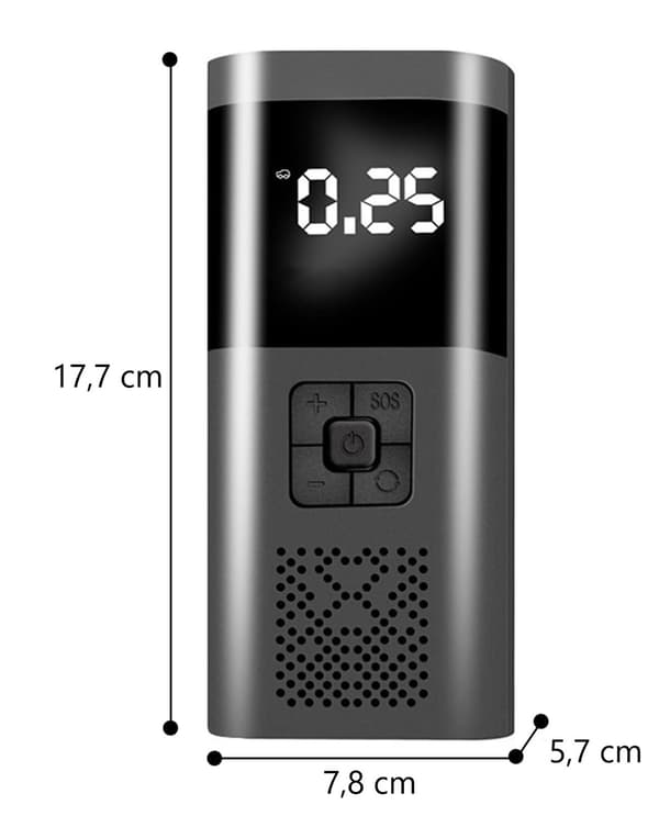 Kompressor for bil / Luftkompressor - 150 psi - Luftpumpe 12V Wired