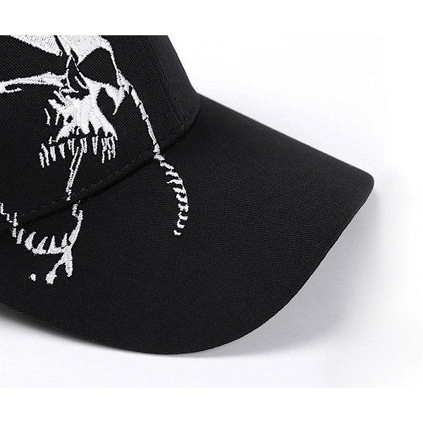 Herre Baseball Cap, Bomulds Udendørs Sports Cap Cool Skull Bag Button Cap Mænd Kvinder