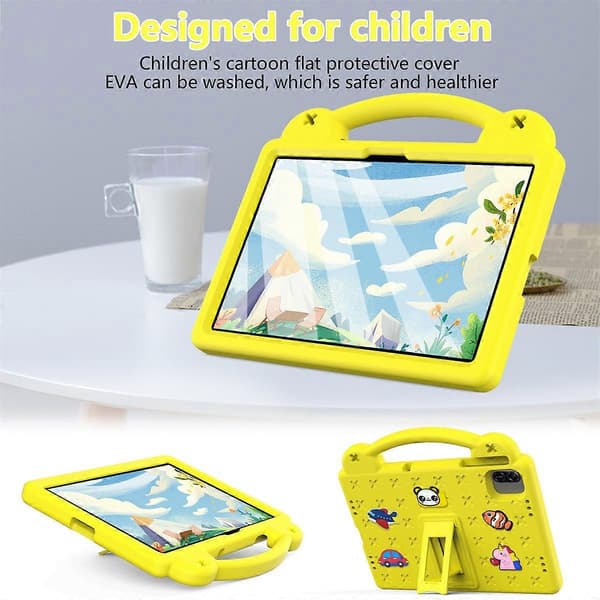 Honor Pad X8a -kotelo lapsille, EVA-tablettisuojus - Keltainen