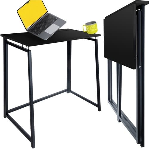 Sammenleggbart skrivebord / laptopbord - 80x74x40 cm black