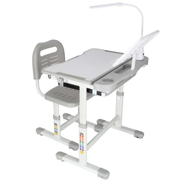 Skrivebord for barn - Barneskrivebord gray