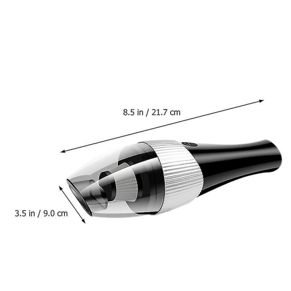 1 sett bilrenser, bilmontert støvsuger 120W, kraftig 12V, håndholdt støvsuger, bilrekvisita