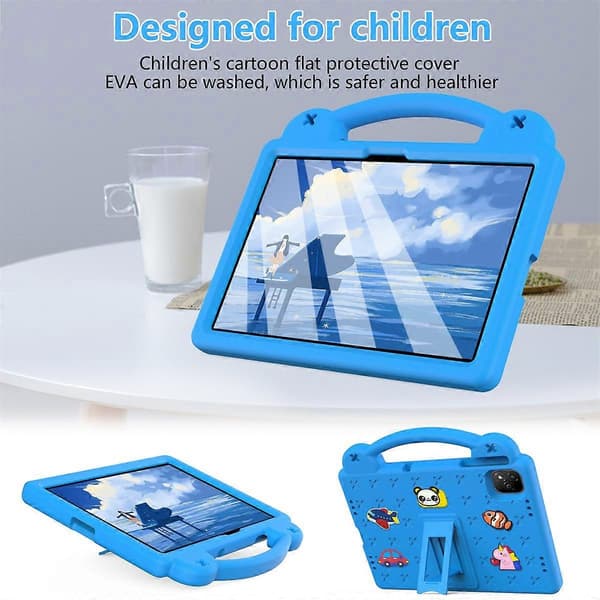 Til Infinix Xpad Cover Børne EVA Tablet Cover - Lyseblå