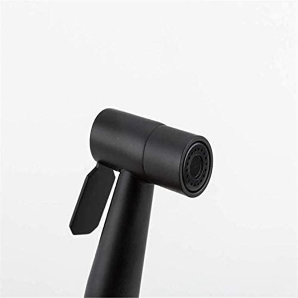 Svart Bidet Duschhuvud Badrum Handhållen Dusch Bidet Toalettspray Hygienisk Bidet Duschkran Väggmonterad Högtryck Ekonomisk Men Stabil
