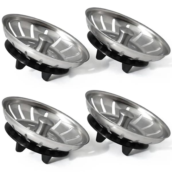 Kurvventil kompatibel med IKEA Atlant og Domsjö - Vaskestopper 4-Pack