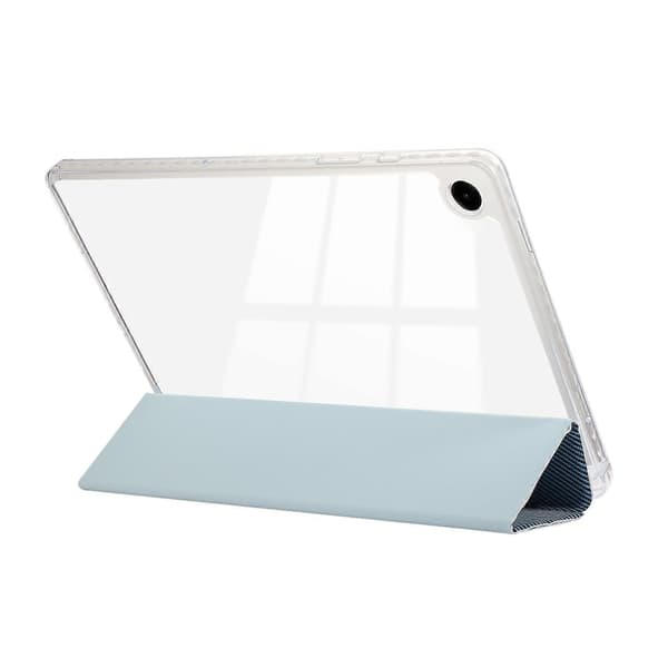Ställfodral för Samsung Galaxy Tab A9+ Auto Sleep/Wake Kolfibertextur Läder Tablet Skydd