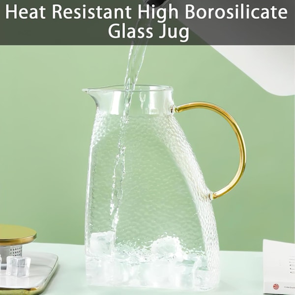 Glas Vandflaske, Glas Vandkande, Glas Vandkande, Glas Vandflaske, Køleskabs Vandkande, Glaskande Med Låg, Glasflaske