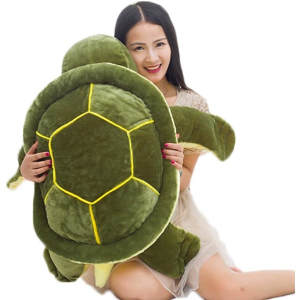 Sköldpadda gosedjur plysch kudde, sköldpadda plysch docka present för barn, flickor