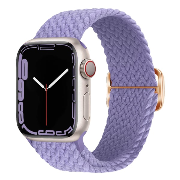 Rem til Apple Watch 49mm / 45mm / 44mm / 42mm Vævet Nylon Lavendel