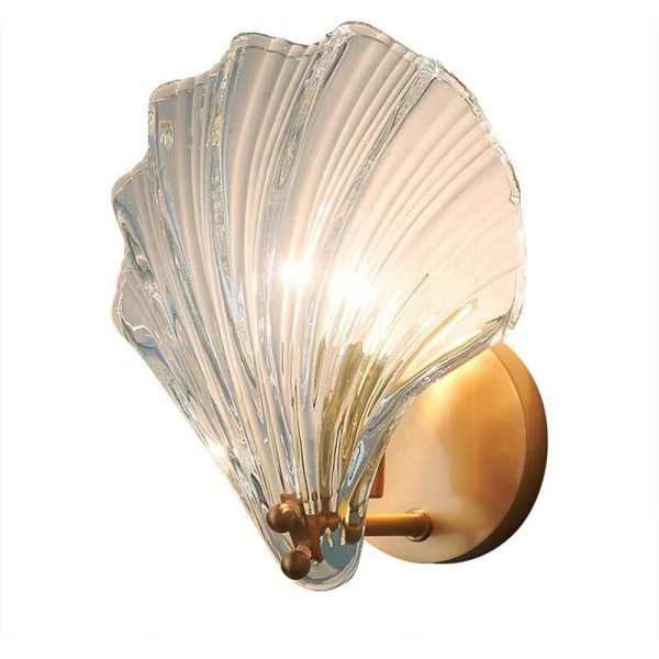 Innendørs vegglampe Kreativ krystallglass dekorativ vegglampe Moderne messing vegglampe Transparent farge--Trefarget belysning