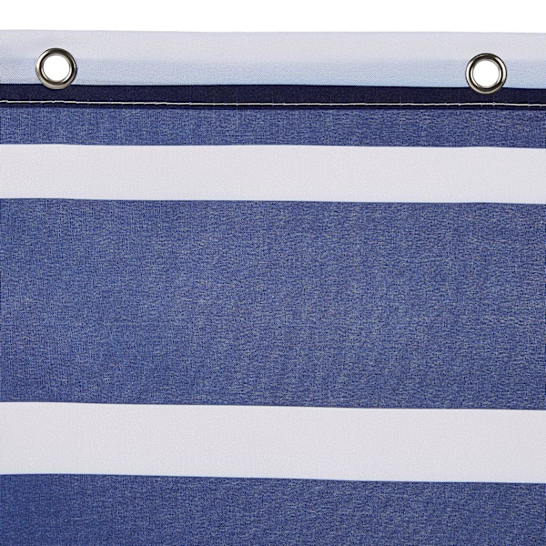 Dusjforheng i stoff - 72 x 72 tommer, for baderom 72''x72'' Navy Blue Stripe