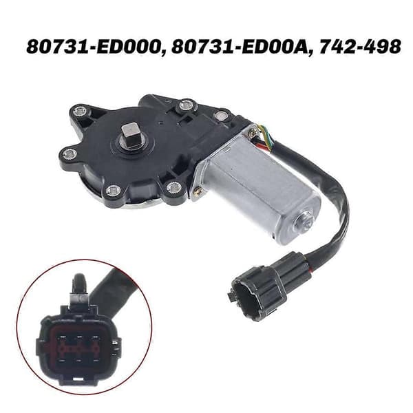 6-benet front venstre elrudehejsmotor 80731-ED000, 80731-ED00A, 742-498 til 2007-2012