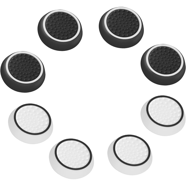 Tommelfingergreb-sæt, controller-tommelfingergreb-hætte, joystick-udskiftningshætte-tommelfingergreb kompatibel med PS3 PS5 XBOXONE-controllertilbehør - 8 stykker