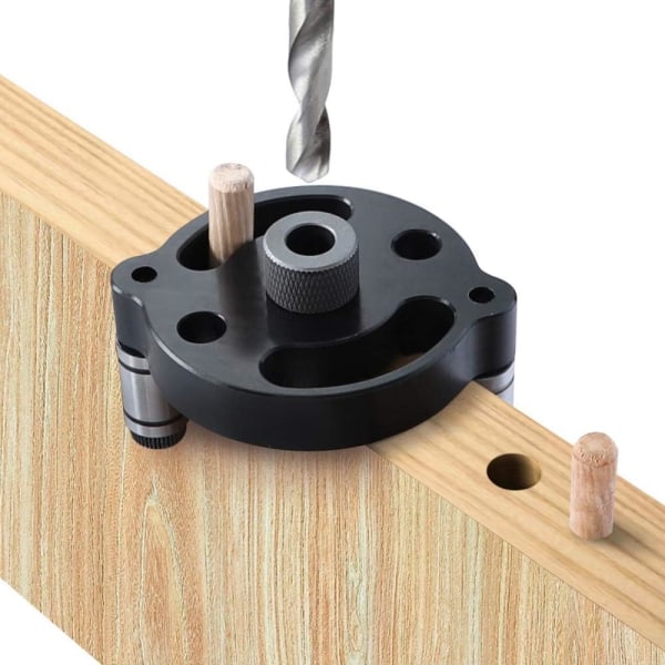 Vertikal selvjusterende dyveljiggsett, dyvelborguide, 2,75\" aluminiumslegering 3-hulls borbitguide
