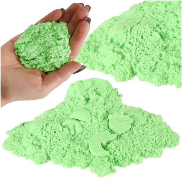 Magisk Sand 1kg - Torkar inte ut green