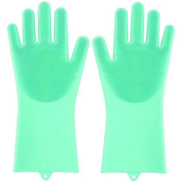 Disktvätt rengöring silikon golv silikon handskar kök rengöring verktyg husdjur rengöring silikon silikon 120g grön grå rosa Lila blå