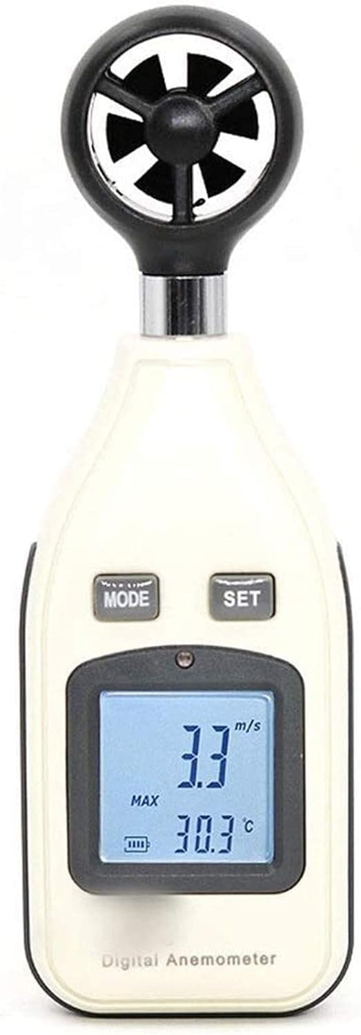 Digital Anemometer Verktyg Mini Anemometer Vind Temperatur Vind Vindmätning