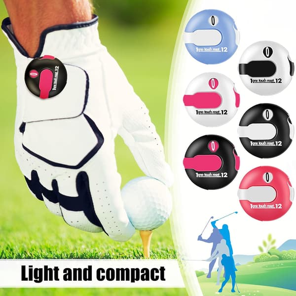 Golf Scorer Mini Golf Klub Scorer Top 12 Points Golf Damer Herrer Golf Tilbehør, 6 Stk