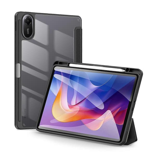 For Xiaomi Redmi Pad 2 Deksel DUX DUCIS TOBY Series Tri-fold Stativ PU Lær Tablet Cover