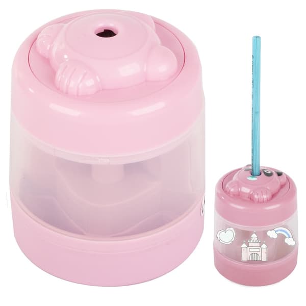 Elektrisk blyantspidser - Genopladelig pink