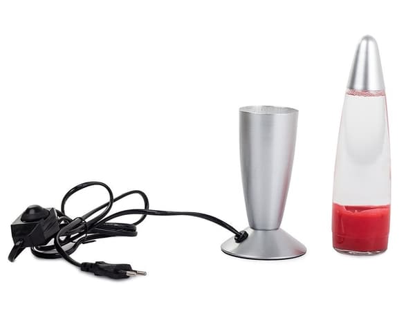 Lavalampa / LED-lampa - 34 cm red