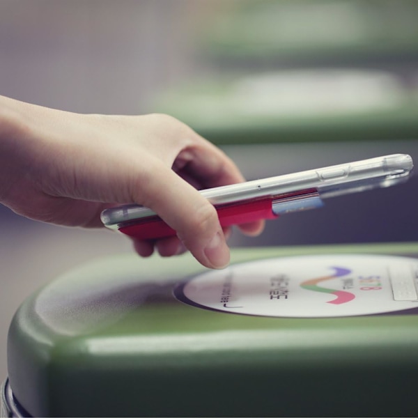 Kortinpidike, liimattava lompakko, joka toimii iPhone-lompakkokotelossa, iPhone-kotelo, jossa on kortinpidike
