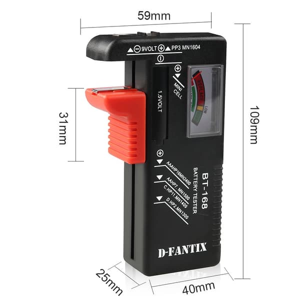Batteritest, universell batteritestare, små batteritestare