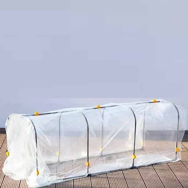Havedrivhus - tunnel folie - 50*100*55 cm - egnet til dværgblomster, grøntsager og frugter