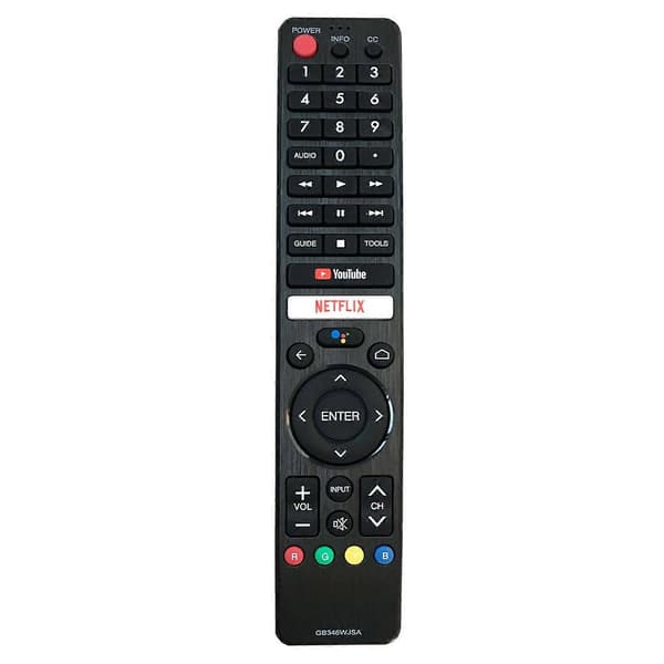 GB346WJSA TV Erstatningsfjernkontroll for Sharp TV Plastfjernkontroll