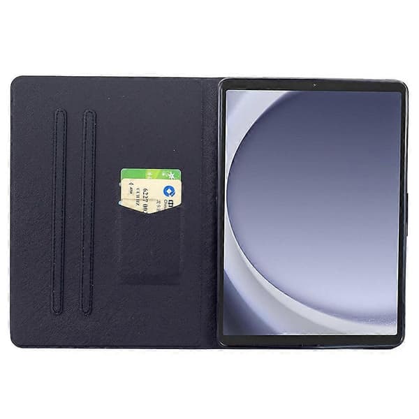 Til Samsung Galaxy Tab A9 Stand Case Mønstertryk Tablet Læder Cover med Auto Vågn/Sov
