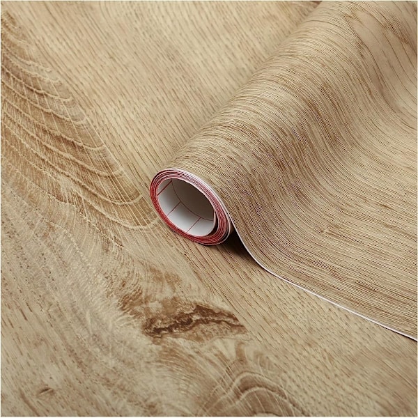 Adhesive paper for furniture wood effect Oak Ribbon,decorative self,adhesive film vinyl roll,decoration painted covering sticky stickers,60cm x 5m