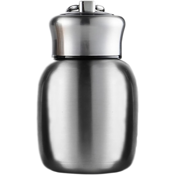Liten termosflaska, 200ml, vakuumisolerad vattenflaska, läcksäker, juice, mjölk, vakuum, varm och kall vattenflaska