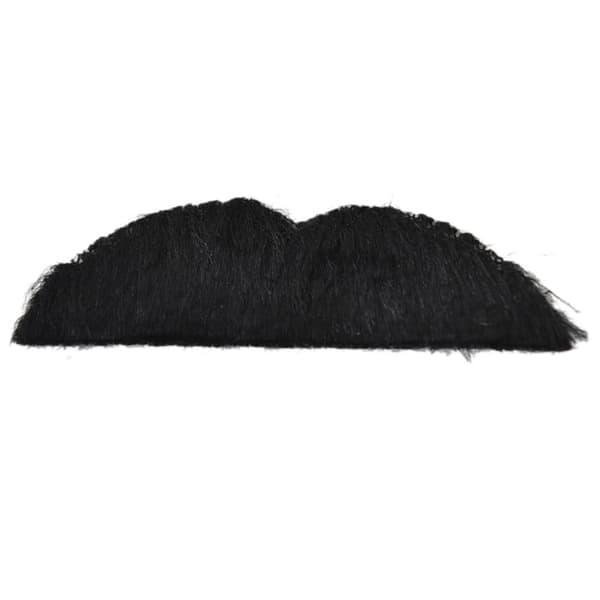 Bart til maskerade - Selvklebende - 12 stk black