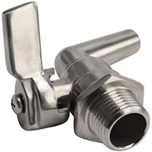 Rustfritt stål øl 1/2\" tappkran for HomeBrew fatfermenter vin øl drikke juice dispenser tapp drikkefat (1/2)