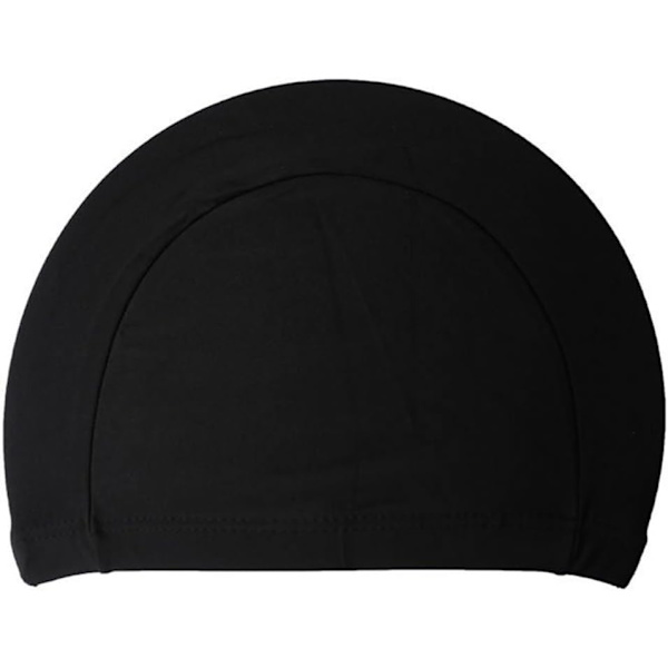 Universell badmössa för män och kvinnor för vattensporter (svart, 1-pack)