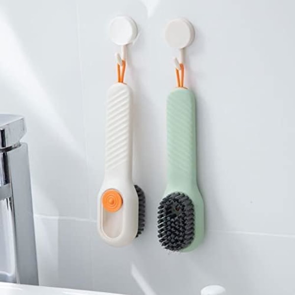 Skoborste med tryckfunktion, automatisk vätskeutmatning, multifunktionsborste