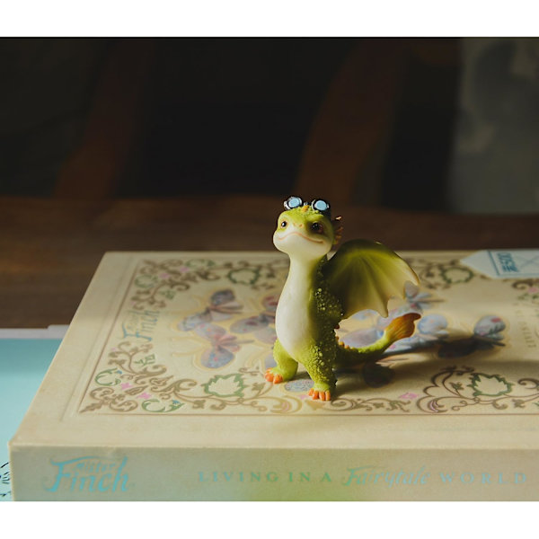 Top Collection Rex Den Gröna Draken - Mini Samlarobjekt Fantasy Figur (Magisk Drake)