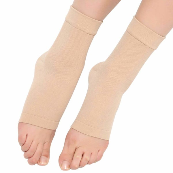 1 par kompressionsankelstöd, andningsbar ankelomslag för att stabilisera ligament, lindra smärta båge sport stabilisera ligament