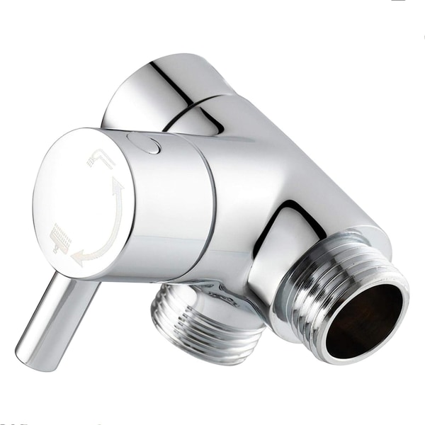 Mässing Diverter Solid Metal Dusch Arm Diverter Ventil T-Adapter Ventil Ersättning