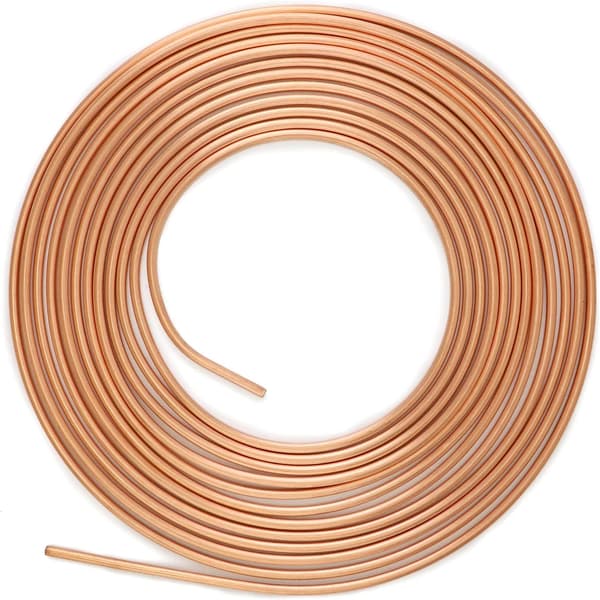 7,6 m bromskopparledning, slangbromsslang, OD 4,76 mm, ID 3,3 mm med 16 muttrar