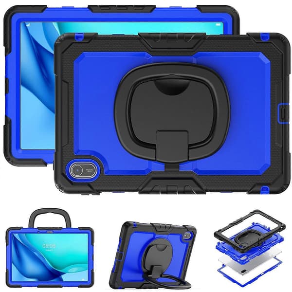 Skal för Huawei MatePad SE 11 med Ringstativ PC+Silikon Stöttåligt Tablettskydd