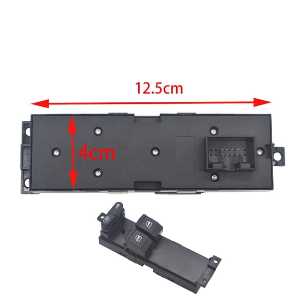 Vindusheisestyring Bryter Vindusknapp 1J3959857 for Golf 4 Leon Fabia Octavia