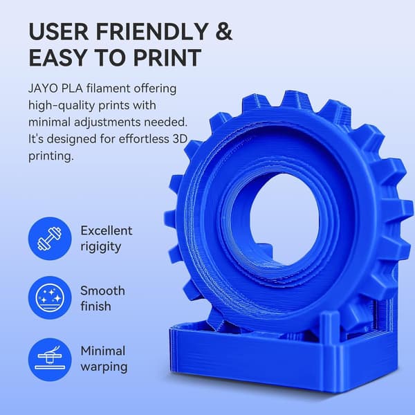 Hvid PLA-filament til 3D-print, 1,75 mm, dimensionsnøjagtighed ±0,02 mm, egnet til de fleste FDM-printere Red