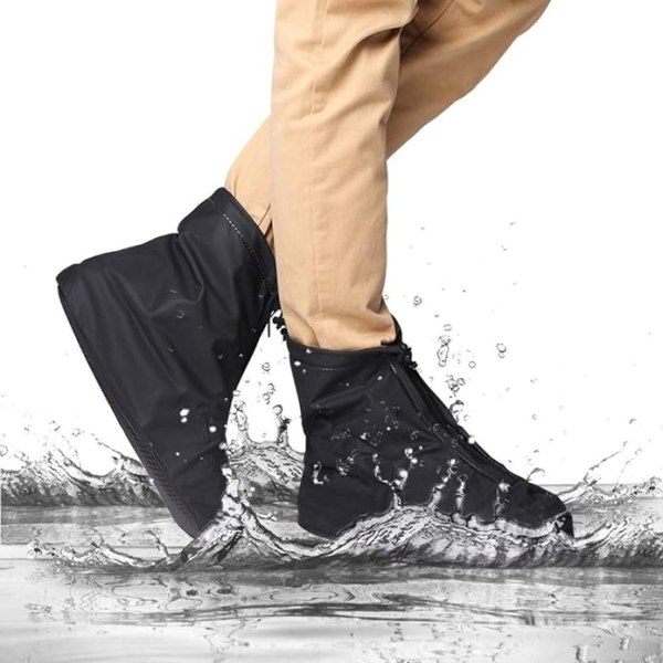Skoöverdrag, vattentäta halkfria överdragsskor kan hålla dina skor torra för cykling Bowling Promenader i regn och snö