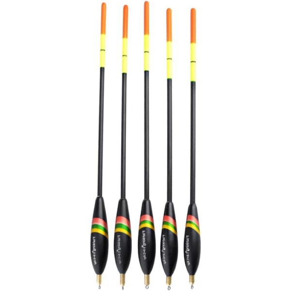 5 stk fiskeflåter og dupper Balsatre balsa dupper Crappie fiske dupper for fiske
