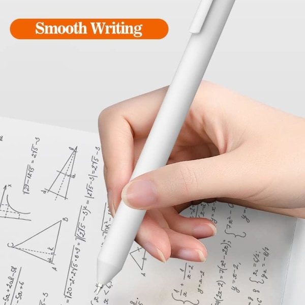 6 st Gel Ink Pens, Quick Dry Ink Pen Fine Point Svart 0,5 mm Smidig skrift för skolmaterial Journalföring Anteckningar Brevpapper